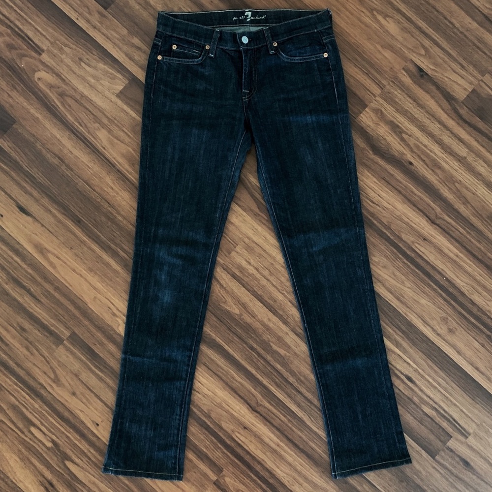 7 FOR ALL MANKIND Jeans Straight Leg Size 28